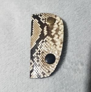 NWOT Genuine Snakeskin Key Holder